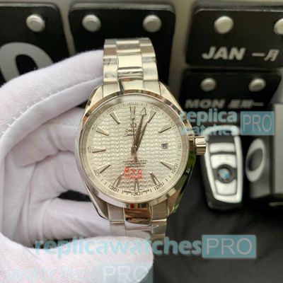 Copy Omega Seamaster Silver Bezel SS Watch